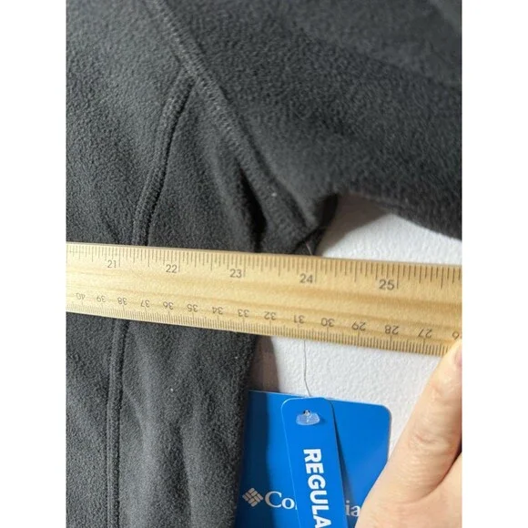 Columbia Life Point 1/4 Zip Fleece Men’s Black/Charcoal  Size Large NEW - Picture 8 of 9